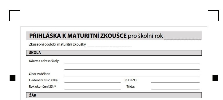 Přihlašování k jarnímu termínu maturit Přihlašování k jarnímu termínu maturit