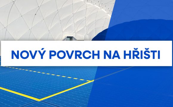 Nový povrch na venkovním hřišti