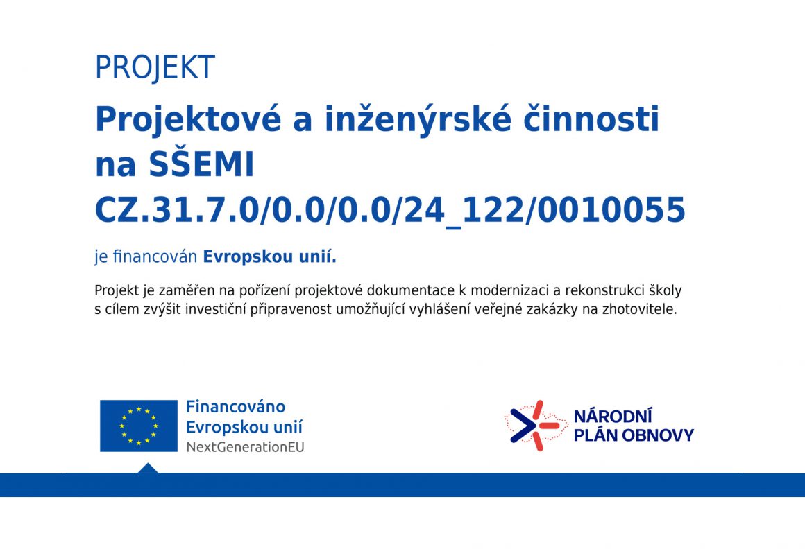 Projektové a inženýrské činnosti na SŠEMI Projektové a inženýrské činnosti na SŠEMI