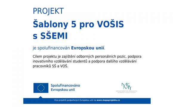 Šablony 5 pro VOŠIS s SŠEMI