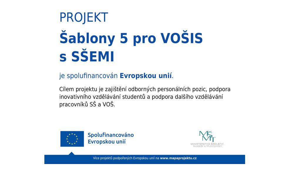 Šablony 5 pro VOŠIS s SŠEMI